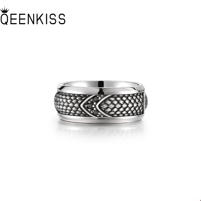 Men'S Grooming Gift Set - QEENKISS 925 Sterling Silver Vintage Scale