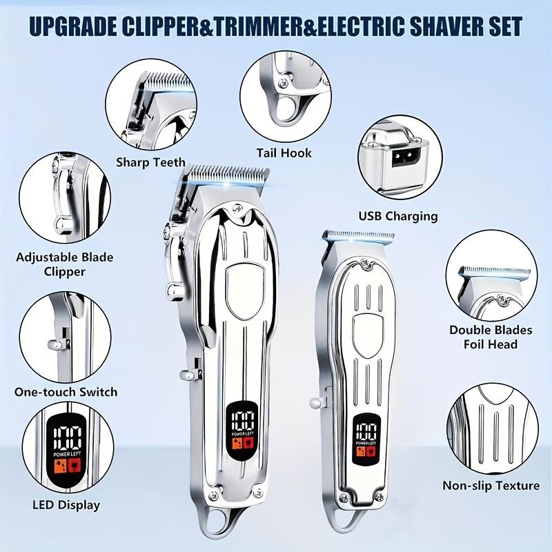 USB Rechargeable Hair Clipper  - огляд і ціна Men'S Grooming Gift Set