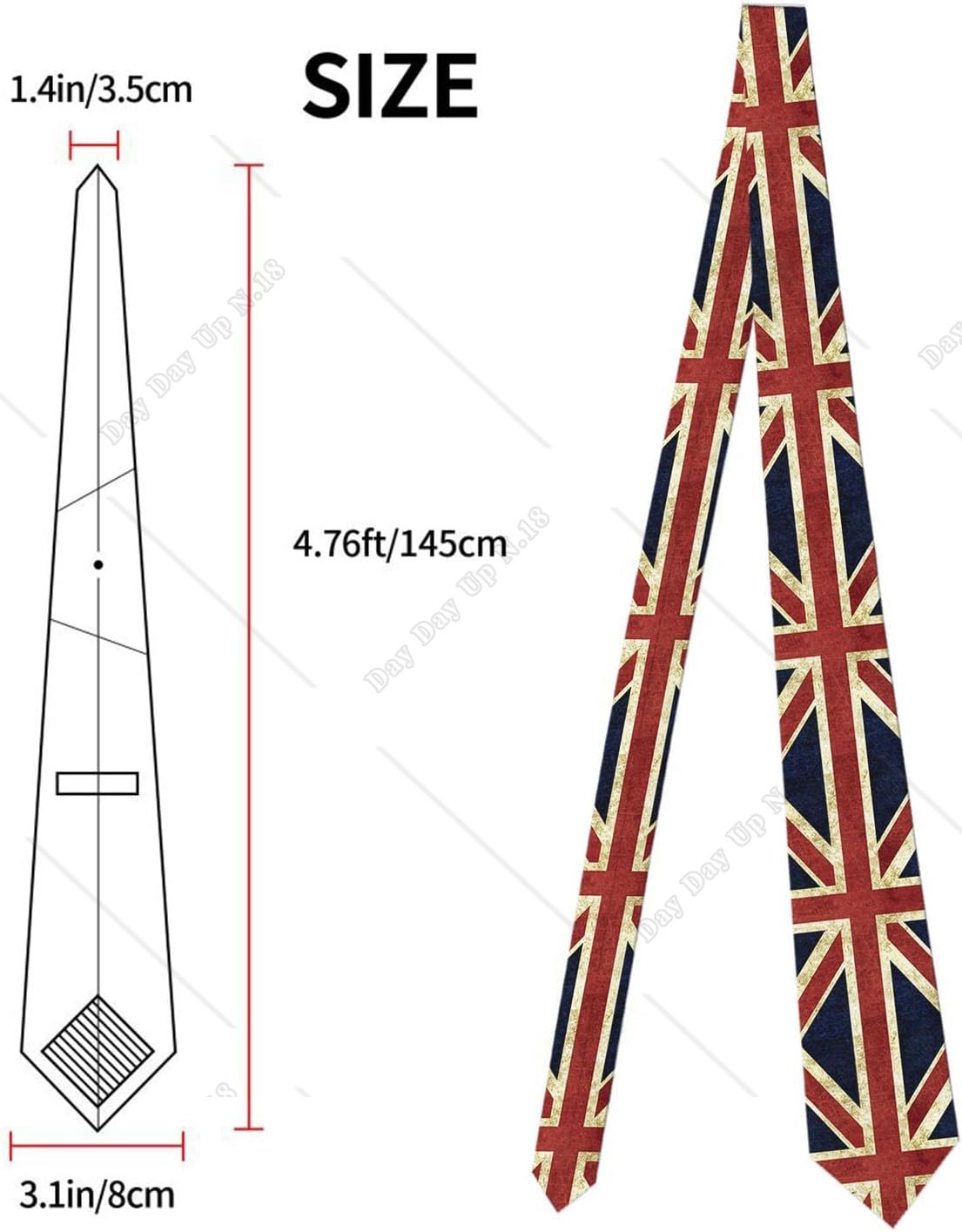 UK Flag Men's Tie Necktie Form - огляд і ціна Men'S Grooming Uk