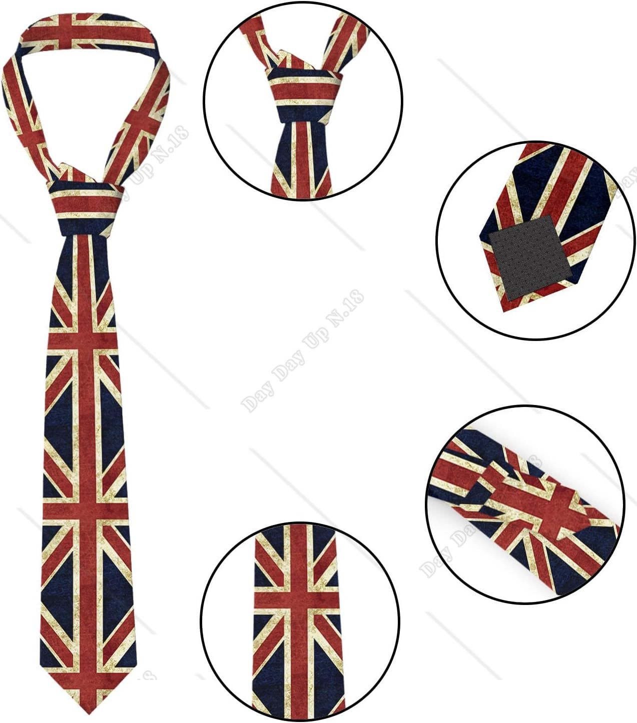 UK Flag Men's Tie Necktie Form - огляд і ціна Men'S Grooming Uk