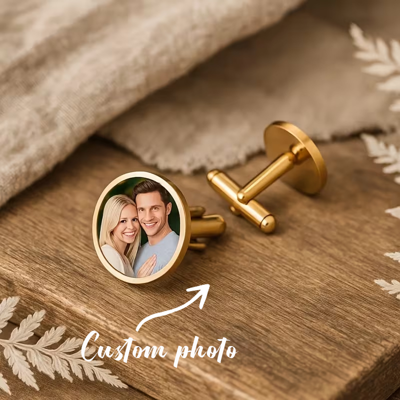 Custom Photo Cufflinks Persona - огляд і ціна Men'S Grooming Images