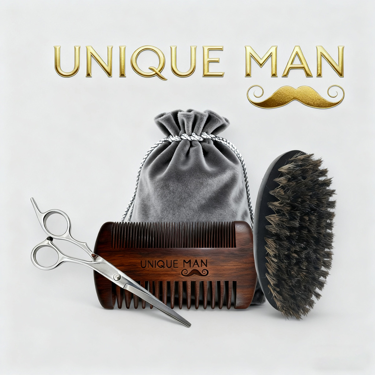 UNIQUE MAN Men's Beard Set, Bl - огляд і ціна Men'S Grooming Gift Set